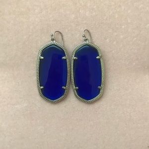 Kendra Scott Danielle Earring in Cobalts Cats Eye